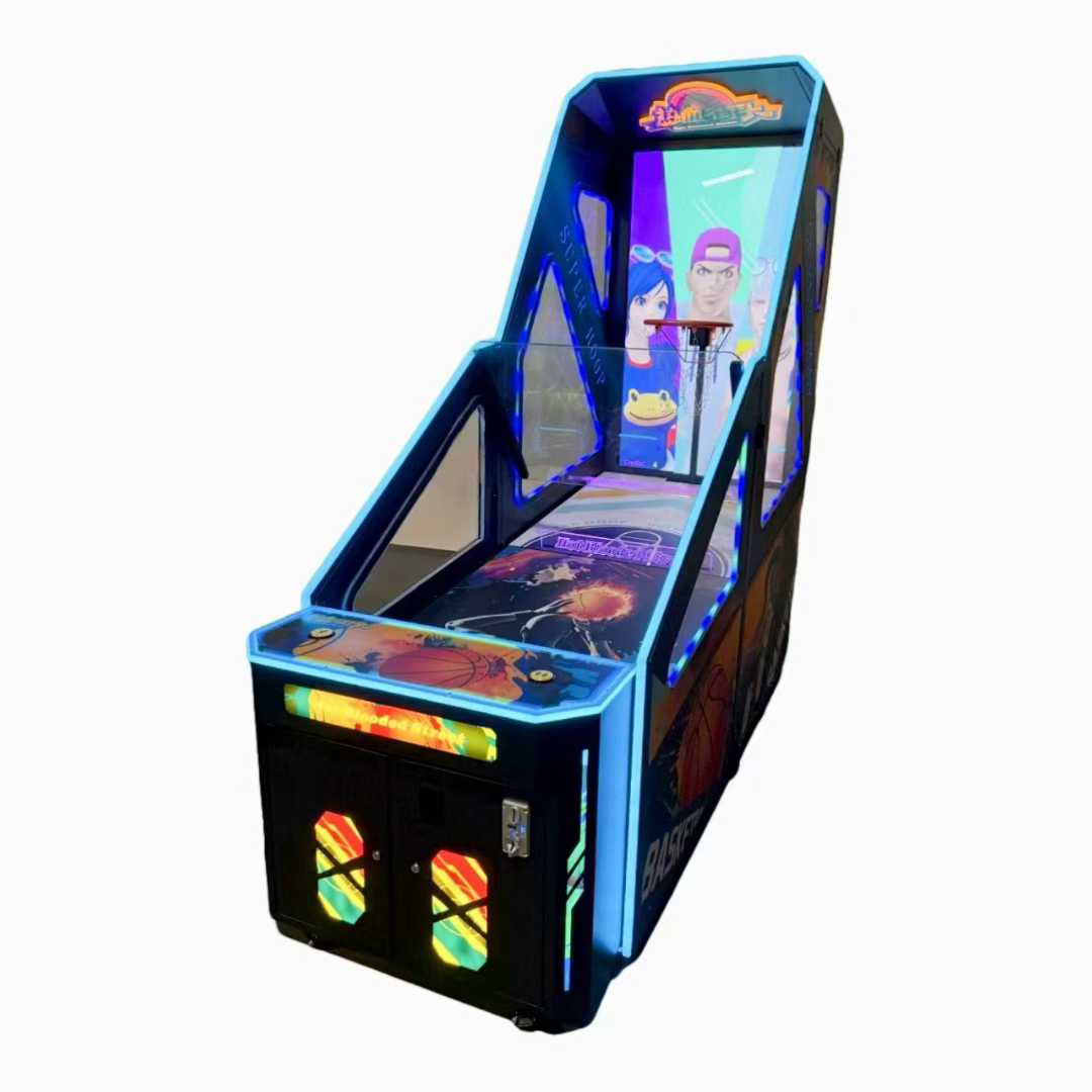 Ticket Redemption Machine - เครื่องเล่นบาสเก็ตบอล LED แบบหยอดเหรียญพร้อมระบบแลกตั๋ว - เกมกีฬาแสนสนุกสำหรับศูนย์รวมความบันเทิง (ไม่รวมค่าขนส่ง)