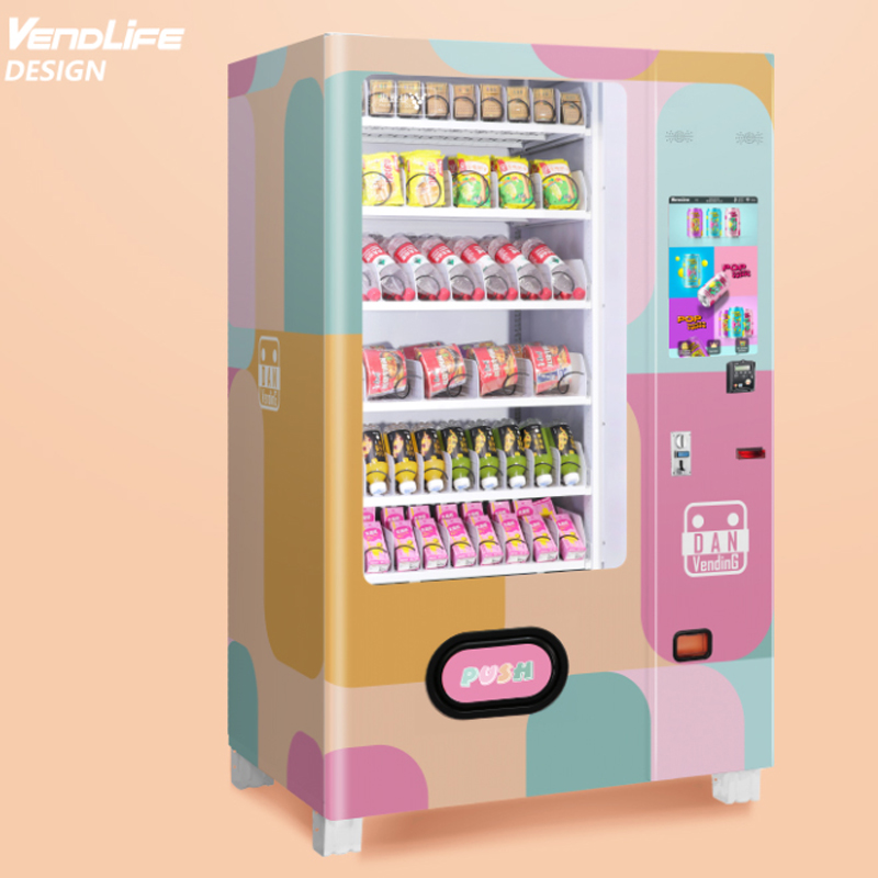 Arcade Vending Machine - จำหน่ายตรงจากโรงงาน ตู้จำหน่ายสินค้าอัตโนมัติแบบคอมโบ ขนมและเครื่องดื่ม พร้อมหน้าจอสัมผัส บริการตัวเองตลอด 24