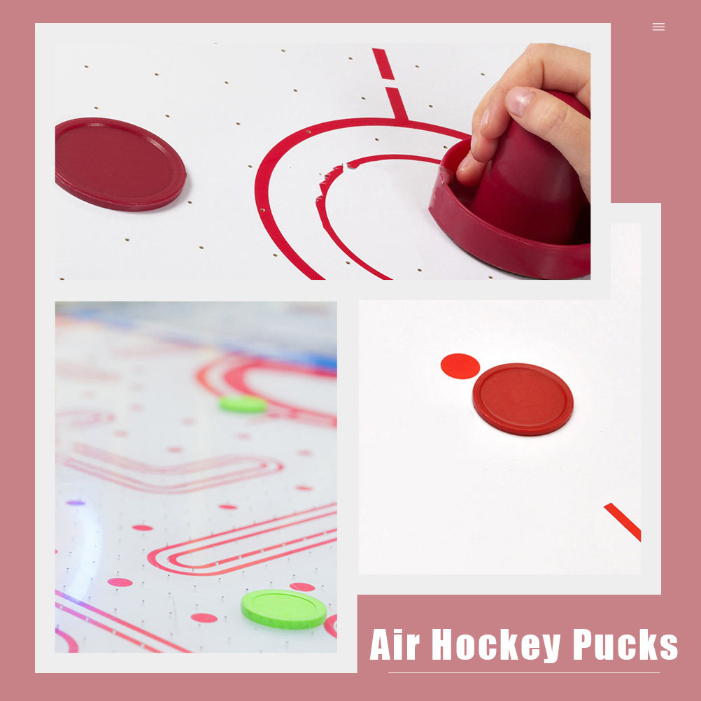 Air Hockey Table - แผ่นพลาสติกสำหรับโต๊ะฮอกกี้อากาศ 4 ชิ้น อะไหล่สำหรับโต๊ะฮอกกี้ บาร์ ห้องบิลเลียด