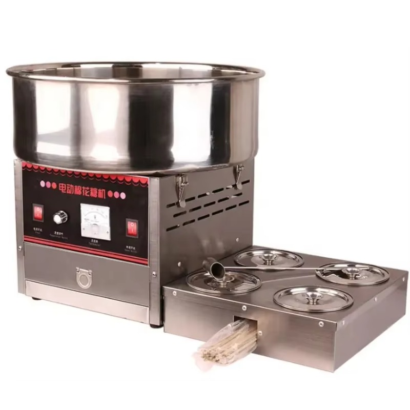 Candy Floss Machine - เครื่องทำสายไหมอัตโนมัติเต็มรูปแบบ / เครื่องทำขนมสายไหม