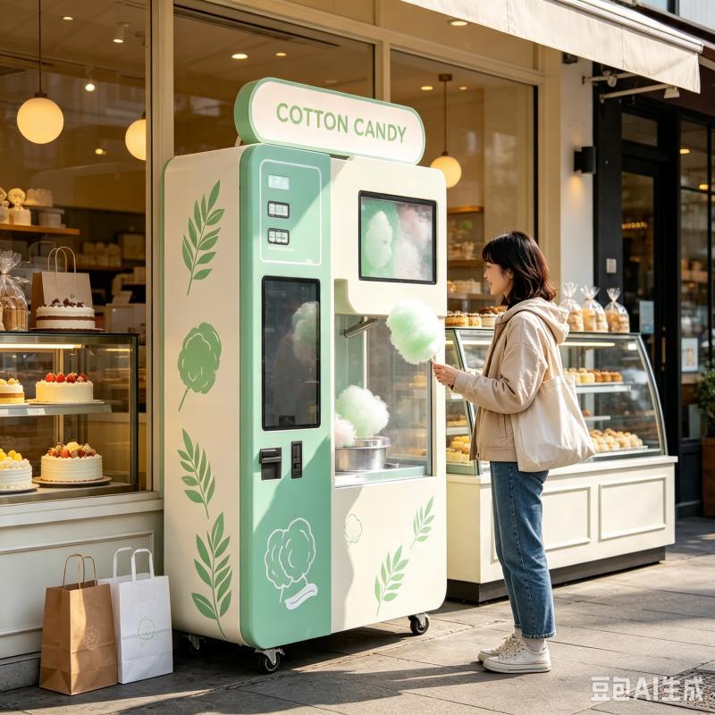 เครื่องจำหน่ายสายไหมอัตโนมัติแ - Candy Floss Machine บทวิจารณ์และราคา