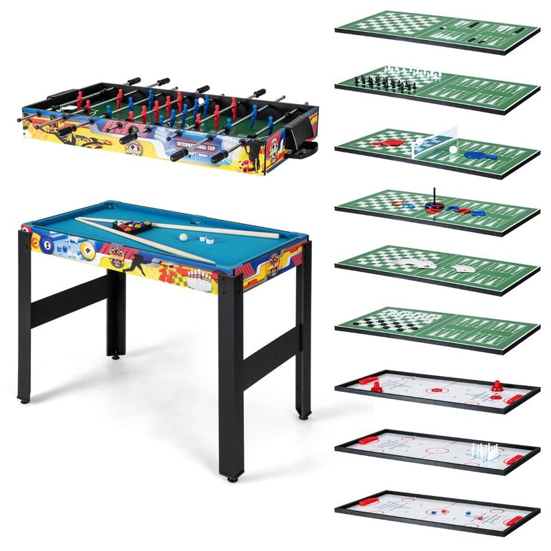 ชุดโต๊ะเกมส์คอมโบ 12-in-1 พร้อ - Air Hockey Table บทวิจารณ์และราคา