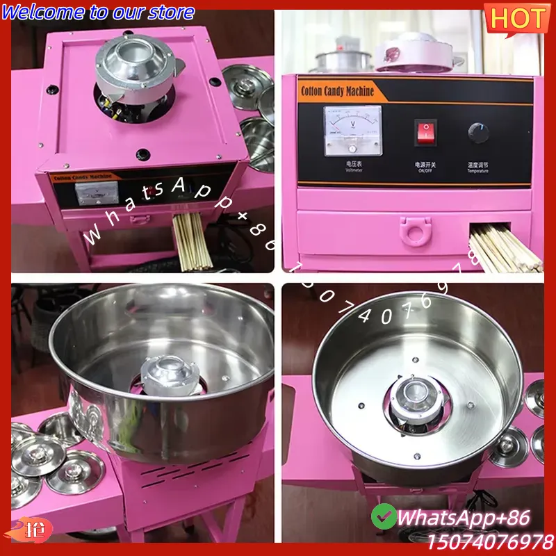 เครื่องทำสายไหมไฟฟ้าอัตโนมัติเ - Candy Floss Machine บทวิจารณ์และราคา