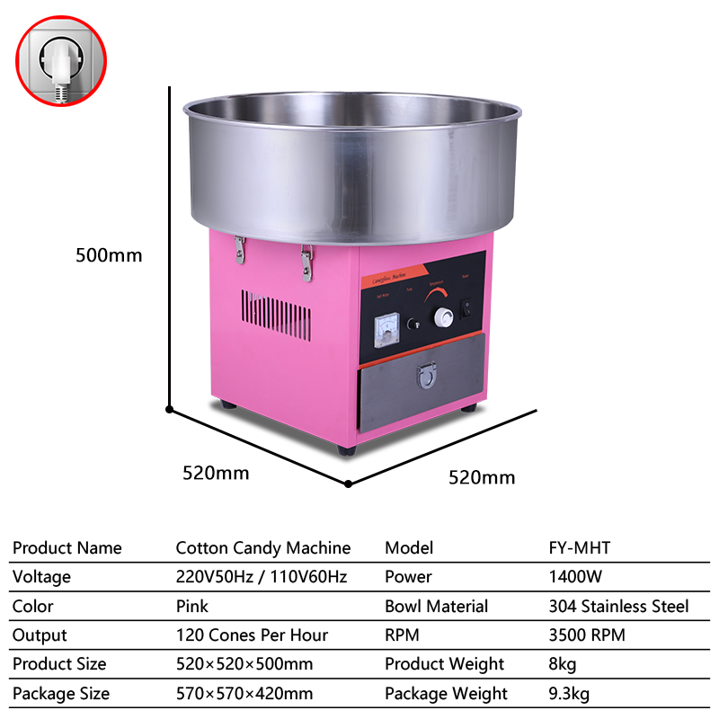 เครื่องทำสายไหมอุตสาหกรรมขนาดเ - Candy Floss Machine บทวิจารณ์และราคา